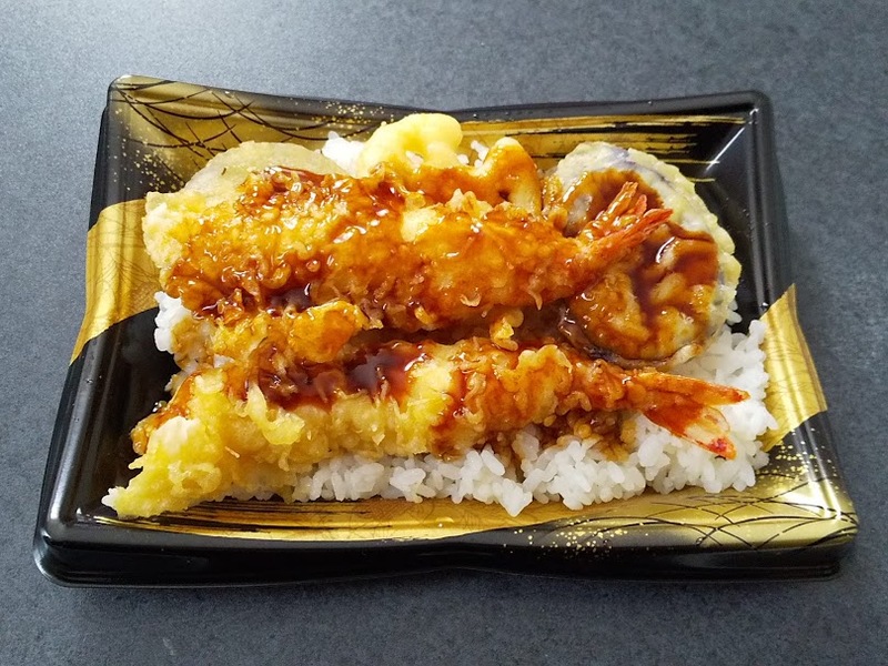 万代「こだわり出汁で味わう海老天丼」3