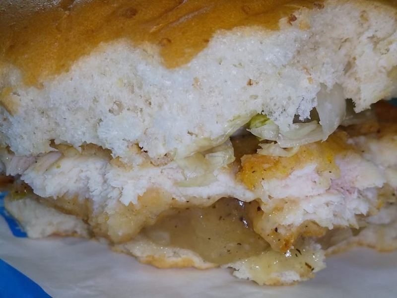 ケンタッキー「ねぎ塩レモンチキンフィレバーガー」3
