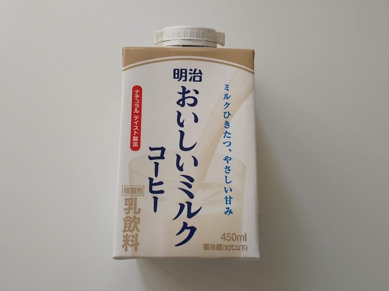 明治乳業「明治おいしいミルクコーヒー(450ml)」1
